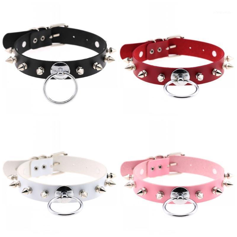 Chokers Sexy Punk Goth Ring Choker Necklace Black PU Leather Bondage Cosplay Rivet Collar For Women Jewelry Statement Gift, Golden;silver
Chokers Sexy Punk Goth Ring Choker Necklace Black PU Leather Bondage Cosplay Rivet Collar For Women Jewelry Statement Gift, Golden;silver