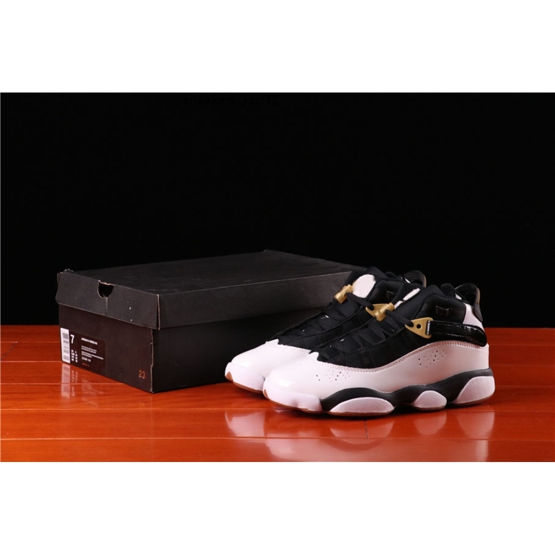 Genuine Jumpman 6 high top basketball shoes for men women, black and white color matching couple sneakers, sizes 35--45
Genuine Jumpman 6 high top basketball shoes for men women, black and white color matching couple sneakers, sizes 35--45