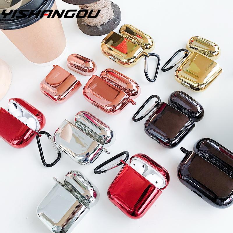 Portable Electroplating PC Protector Case Cover For Apple AirPods Pro 1 2 Plating Earphone Protector Box Case Cover With Hook
Portable Electroplating PC Protector Case Cover For Apple AirPods Pro 1 2 Plating Earphone Protector Box Case Cover With Hook