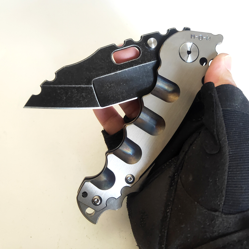 Limited Custom Version Heeter Knifeworks Man of War Heavy Folding Knife S35VN Blade Practical Titanium Knives Outdoor Tactical Camping Tools Strong Perfect EDC
Limited Custom Version Heeter Knifeworks Man of War Heavy Folding Knife S35VN Blade Practical Titanium Knives Outdoor Tactical Camping Tools Strong Perfect EDC