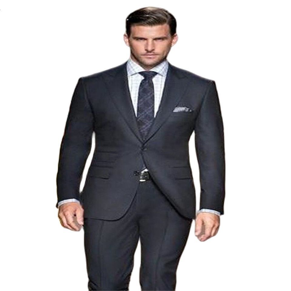 Men's Suits & Blazers See the arrival men suit made on order black groom tuxedo peaked lapel formal dinner two 's garts thin jacket + pants, Picture style2
Men's Suits & Blazers See the arrival men suit made on order black groom tuxedo peaked lapel formal dinner two 's garts thin jacket + pants, Picture style2