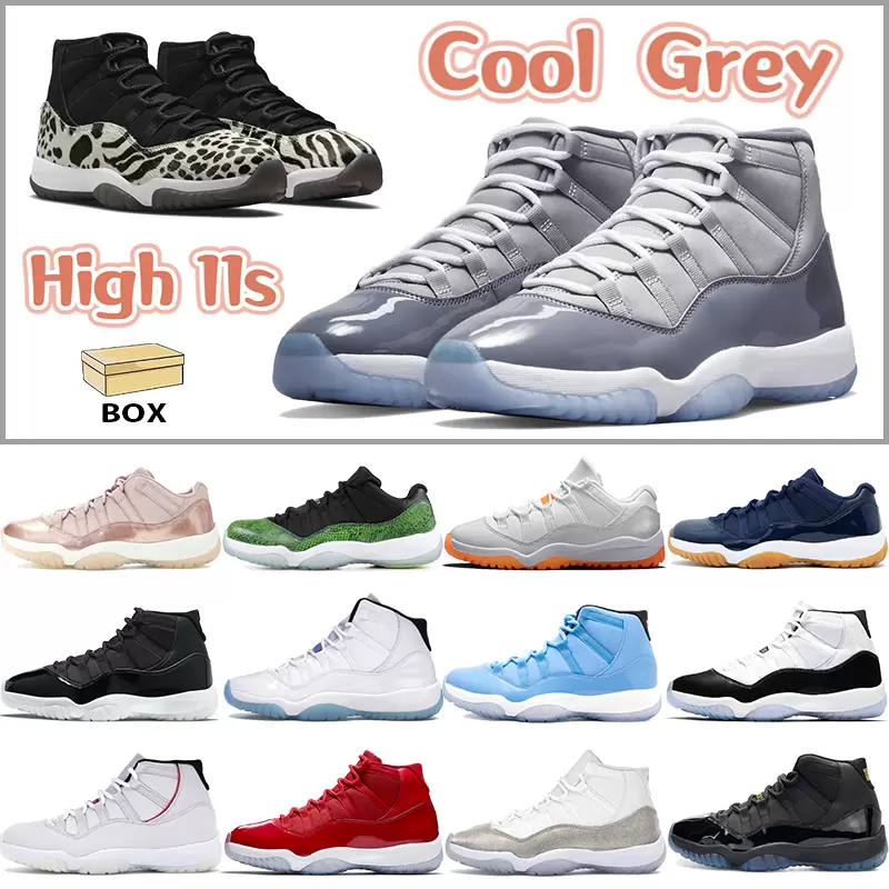 With Box 11 Men Basketball Shoes High 11s Sneakers Animal Instinct Cool Grey Jubilee 25th Anniversary Bred Low Citrus Concord Mens Sports Trainers, 20
With Box 11 Men Basketball Shoes High 11s Sneakers Animal Instinct Cool Grey Jubilee 25th Anniversary Bred Low Citrus Concord Mens Sports Trainers, 20