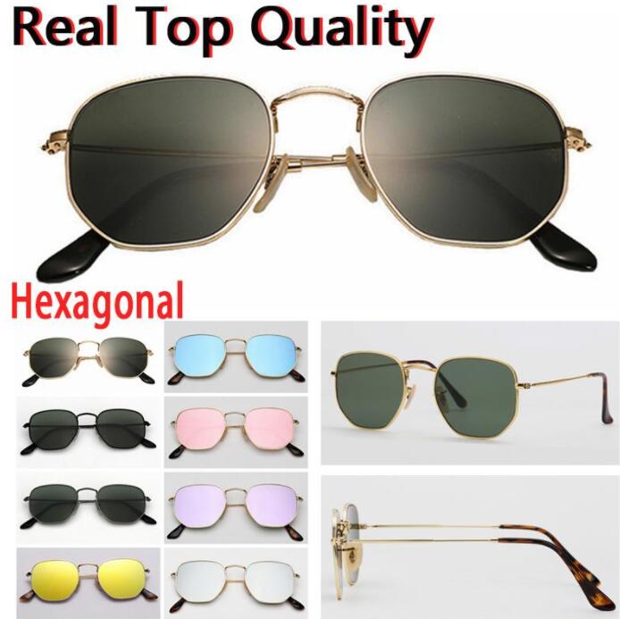 designer sunglasses hexagonal flat glass lenses men women male female sunglasses with brown or black leather case,all retailing accessories!, White;black
designer sunglasses hexagonal flat glass lenses men women male female sunglasses with brown or black leather case,all retailing accessories!, White;black