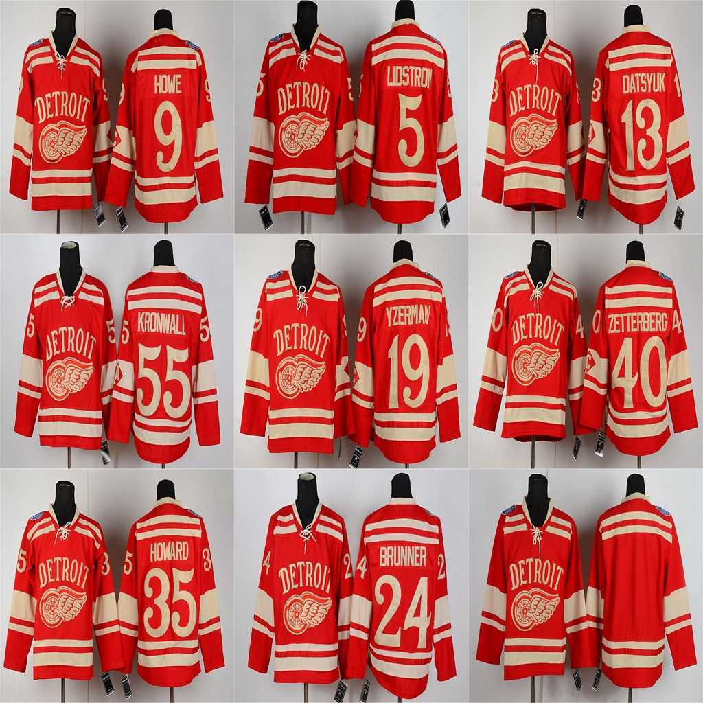 Detroit Red Wings Jersey 35 Jimmy Howard 19 Steve Yzerman 40 Henrik Zetterberg 24 Bob Probert Red Winter Classic Ice Hockey Jersey Stitched, Black;red
Detroit Red Wings Jersey 35 Jimmy Howard 19 Steve Yzerman 40 Henrik Zetterberg 24 Bob Probert Red Winter Classic Ice Hockey Jersey Stitched, Black;red