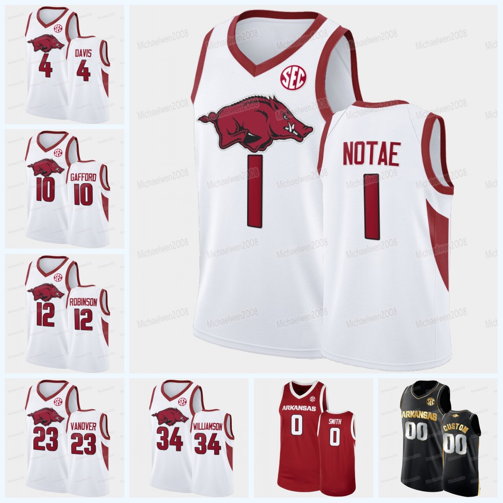 Arkansas NCAA Basketball Jersey Jalen Tate Jaylin Williams Connor Vanover Desi Sills Moses Moody Davonte Davis Abayomi Iyiola Vance Jackson Emeka Obukwelu, Youth
Arkansas NCAA Basketball Jersey Jalen Tate Jaylin Williams Connor Vanover Desi Sills Moses Moody Davonte Davis Abayomi Iyiola Vance Jackson Emeka Obukwelu, Youth