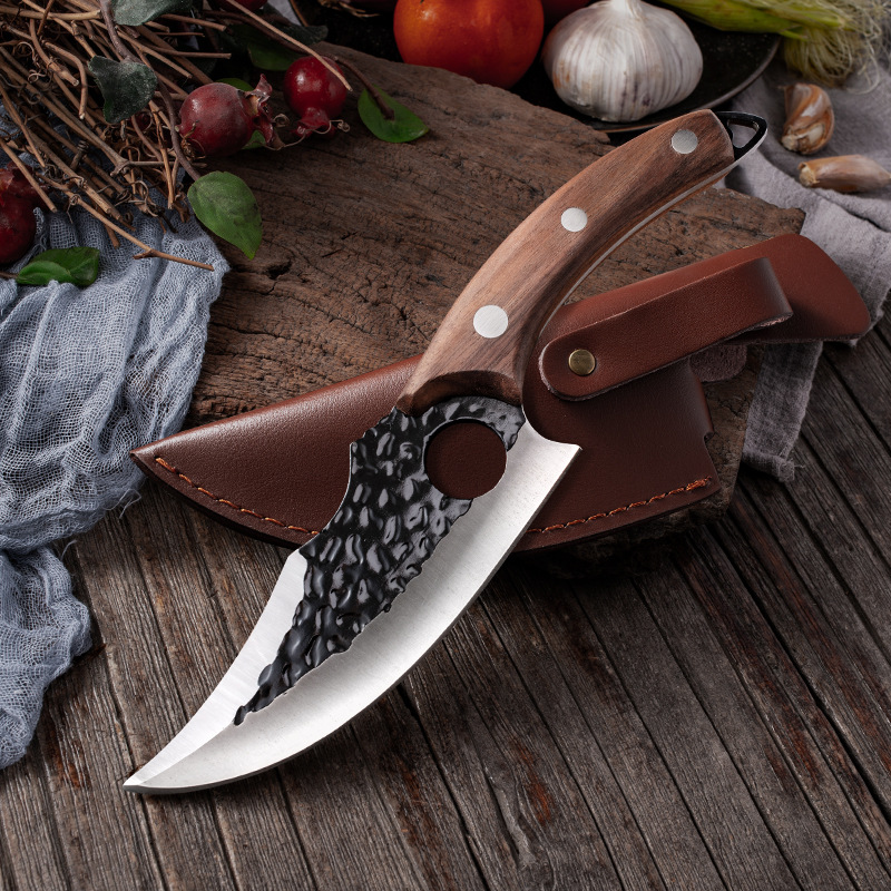 

6'' Meat Cleaver Butcher Knife Stainless Steel Hand Forged Boning Knife Chopping Slicing Kitchen Knives Cookware Camping Kinves