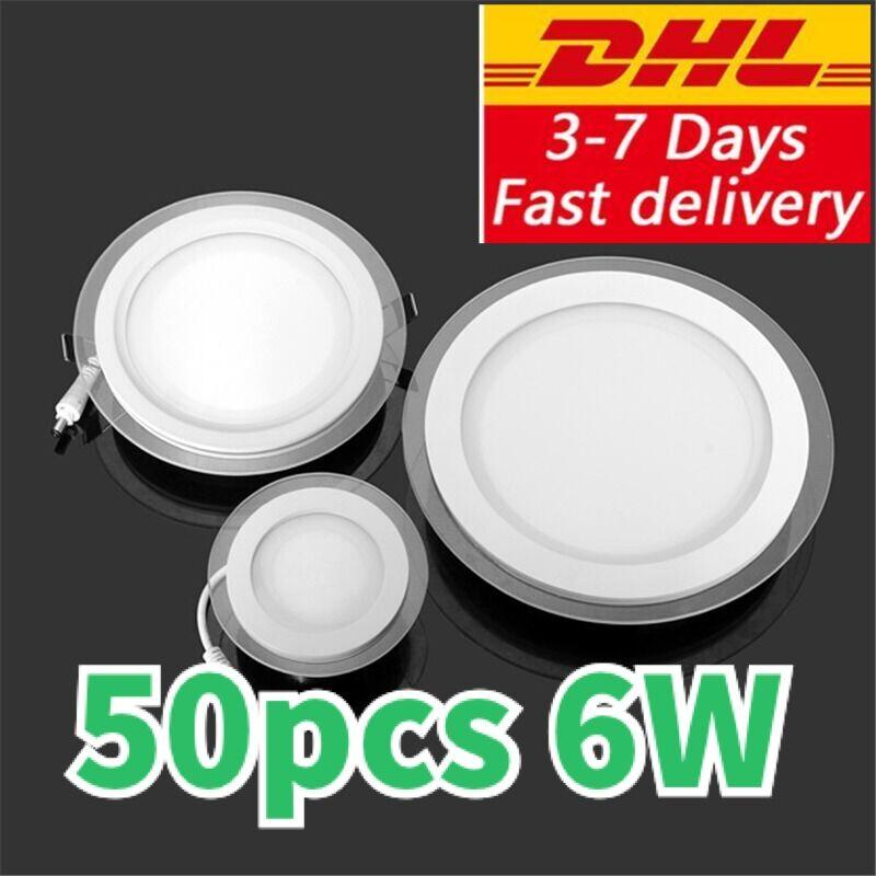 50pcs 6W Dimmable Glass LED Ceiling Light Recessed Indoor Bedroom Bathroom Panel Lights
50pcs 6W Dimmable Glass LED Ceiling Light Recessed Indoor Bedroom Bathroom Panel Lights