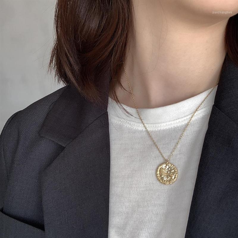Chains Small Design, Japan And South Korea Fashion Silver Gold Plated Contracted Anaglyph Lion Round Pendant Necklace Chain Of Clavicle
Chains Small Design, Japan And South Korea Fashion Silver Gold Plated Contracted Anaglyph Lion Round Pendant Necklace Chain Of Clavicle