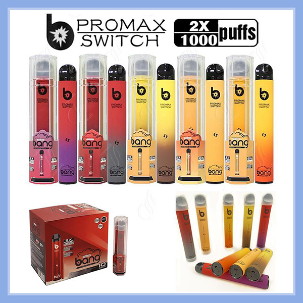 Bang Pro Max Switch Disposable Vape Pen 2 IN 1 E Cigarette Device 7ml Pods 2000 Puffs XXtra Vapor Kit VS Puff Double Ezzy Super 0268199
Bang Pro Max Switch Disposable Vape Pen 2 IN 1 E Cigarette Device 7ml Pods 2000 Puffs XXtra Vapor Kit VS Puff Double Ezzy Super 0268199