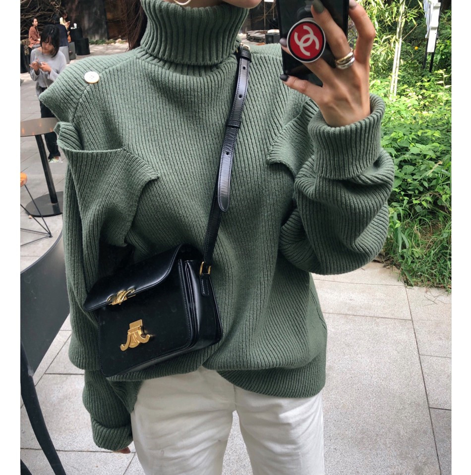Women's Sweaters Fancy buttons women turtlenecks loose streetwear jumpers women's pullovers fall sweatshirt jk154 P0RP, 1# shoe box
Women's Sweaters Fancy buttons women turtlenecks loose streetwear jumpers women's pullovers fall sweatshirt jk154 P0RP, 1# shoe box