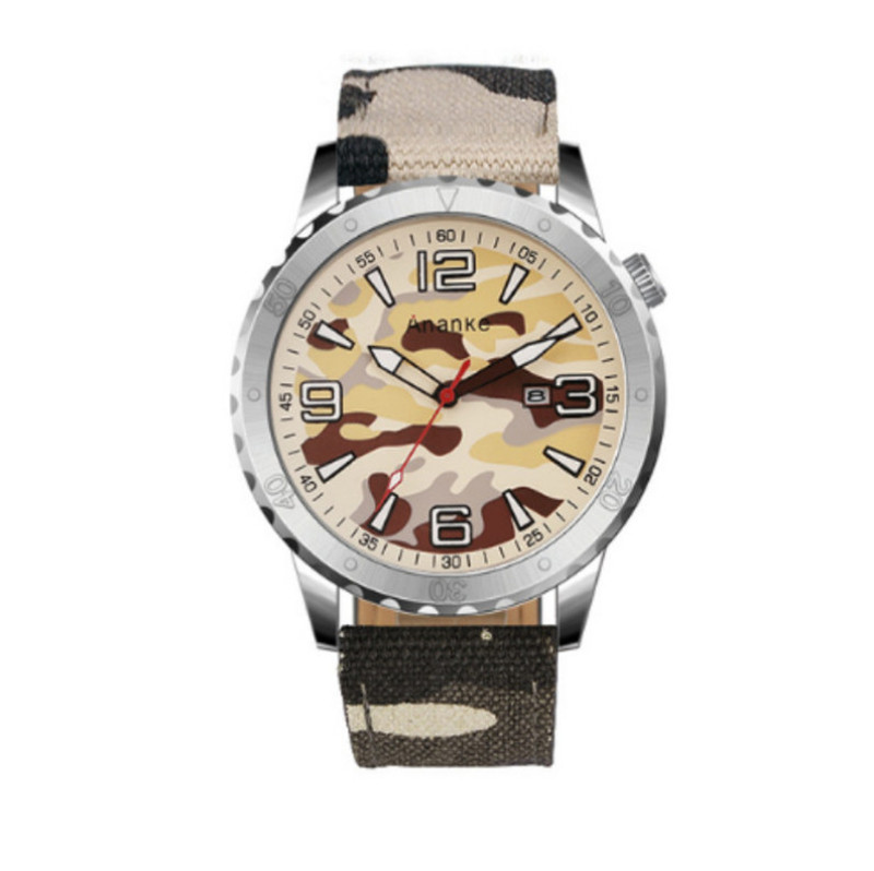 Luxury 43mm Mens Quartz Watches Man Sport Camouflage Wristwatch PU Leather Strap Watch In 5 Colors AN1901, An1903
Luxury 43mm Mens Quartz Watches Man Sport Camouflage Wristwatch PU Leather Strap Watch In 5 Colors AN1901, An1903