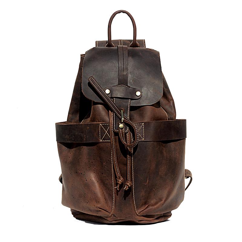 Backpack Crazy Horse Genuine Leather For Man Women Cow Travel Male Rucksack School Bags15 Inches Laptop Bag, Vintage brown
Backpack Crazy Horse Genuine Leather For Man Women Cow Travel Male Rucksack School Bags15 Inches Laptop Bag, Vintage brown
