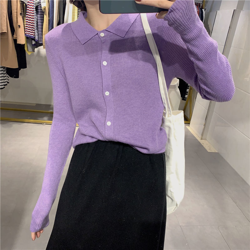 Knit Cardigan Women Solid Color Slim Fit Sweater Autumn Girls Single Breasted Knitted Tops Korea Cloth Cardigans 210519, White
Knit Cardigan Women Solid Color Slim Fit Sweater Autumn Girls Single Breasted Knitted Tops Korea Cloth Cardigans 210519, White