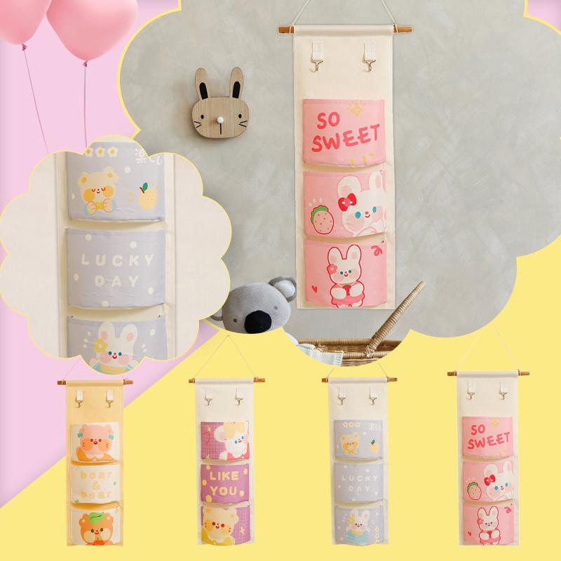 Storage Boxes & Bins Linen Cotton Fabric 3 Pockets Wall Door Cloth Hanging Bag Home Organizer Decor Over The
Storage Boxes & Bins Linen Cotton Fabric 3 Pockets Wall Door Cloth Hanging Bag Home Organizer Decor Over The