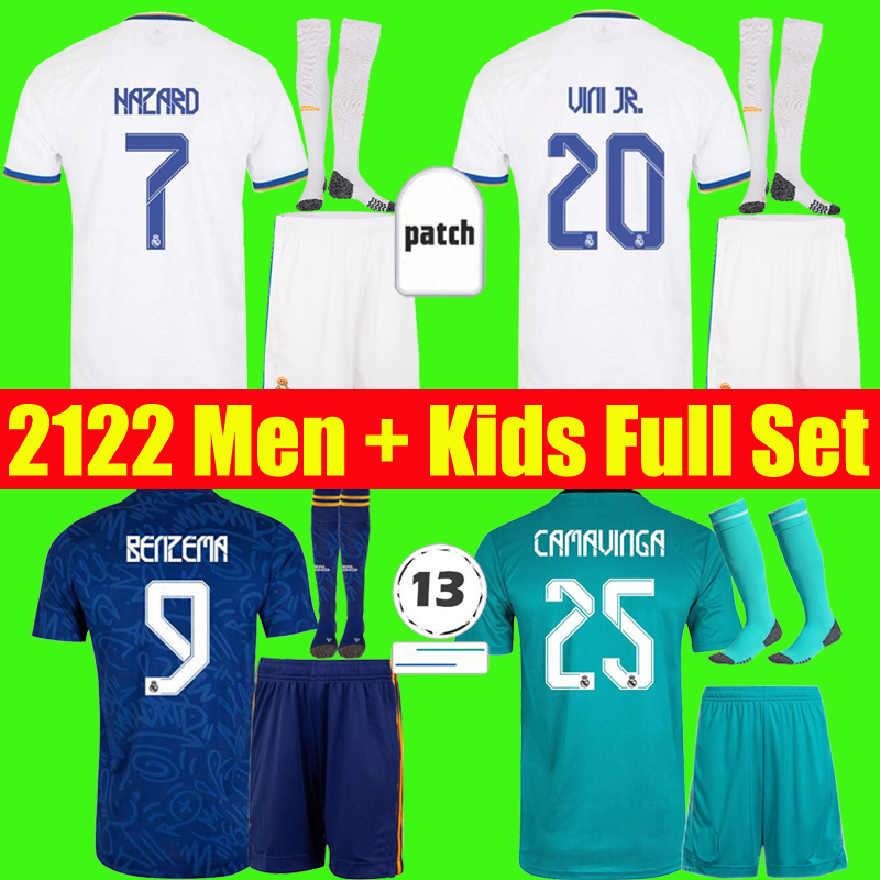 REAL MADRID jerseys 21 22 soccer football shirt Camavinga ALABA HAZARD BENZEMA MODRIC ASENSIO VINI JR Bale camiseta men kids kit 2021 2022 uniforms, Black
REAL MADRID jerseys 21 22 soccer football shirt Camavinga ALABA HAZARD BENZEMA MODRIC ASENSIO VINI JR Bale camiseta men kids kit 2021 2022 uniforms, Black