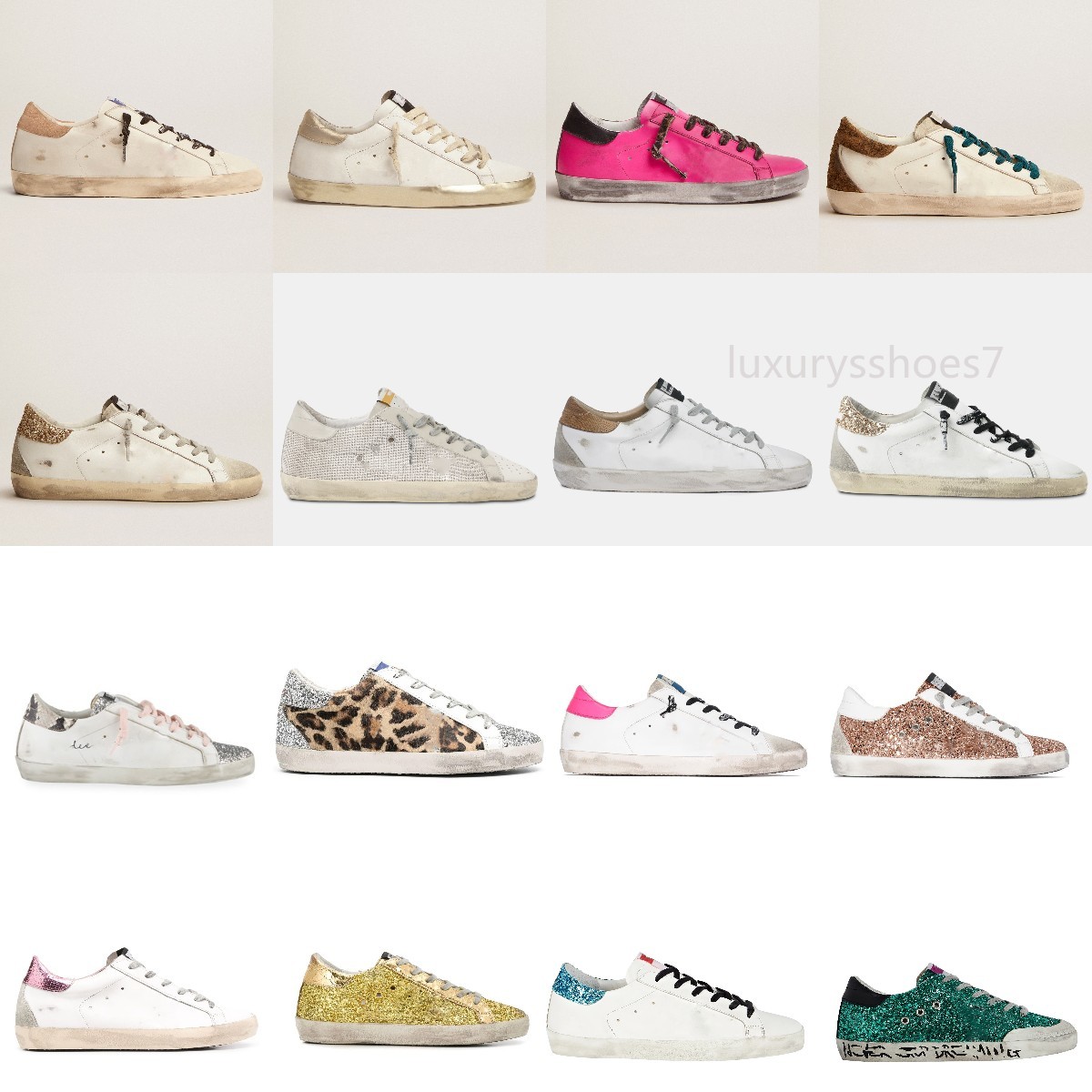 Designer Golden Super Star Sneakers Italy Brand Women Casual Shoes Classic White Do-old Dirty Designer Man Baskets Shoe, Custom style
Designer Golden Super Star Sneakers Italy Brand Women Casual Shoes Classic White Do-old Dirty Designer Man Baskets Shoe, Custom style