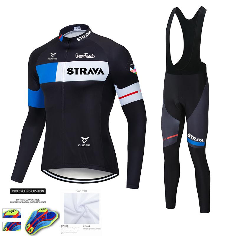 Racing Sets 2021 STRAVA Long Sleeve Cycling Jerseys Set Spring Autumn MTB Bicycle Clothes Ropa Clothing, Jersey
Racing Sets 2021 STRAVA Long Sleeve Cycling Jerseys Set Spring Autumn MTB Bicycle Clothes Ropa Clothing, Jersey