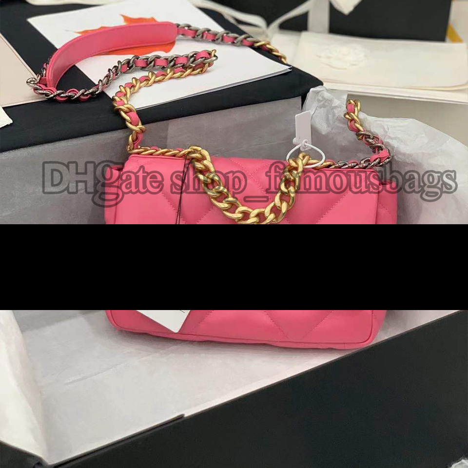 Top quality Luxury Designer women lambskin 19bag chain shoulder bags Cross Body hot pink Genuine Leather Diamond Quilted Flap Bag with Date Code brand box, Contact us
Top quality Luxury Designer women lambskin 19bag chain shoulder bags Cross Body hot pink Genuine Leather Diamond Quilted Flap Bag with Date Code brand box, Contact us