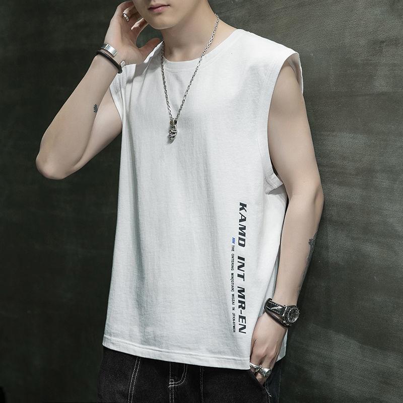 Running Jerseys Male T-shirt Sleeveless Loose Waist Coat Summer Men Wear Trend Vest Thin Korean Top Fitness Sports Yoga Basketball, Black a
Running Jerseys Male T-shirt Sleeveless Loose Waist Coat Summer Men Wear Trend Vest Thin Korean Top Fitness Sports Yoga Basketball, Black a