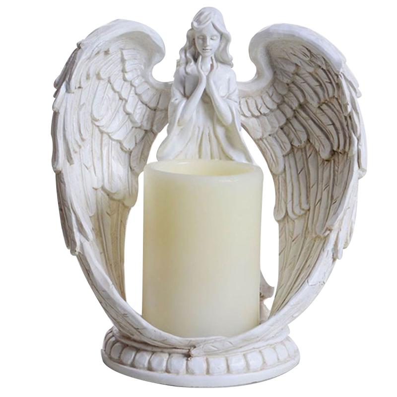S/L Angel Statue Candle Holder Electronic Candlestick Decoration Christ Prayer Home And Church Holders
S/L Angel Statue Candle Holder Electronic Candlestick Decoration Christ Prayer Home And Church Holders