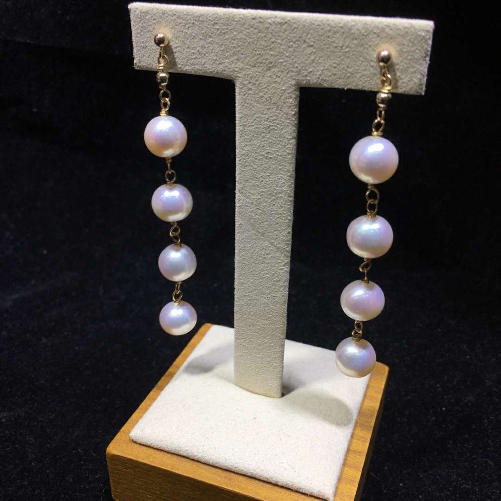 Fine Jewlery 14K Roll Gold Freshwater Pearl Women's Long Stud Earrings For Gift / Party / Birthday Gift / Engagment 210524
Fine Jewlery 14K Roll Gold Freshwater Pearl Women's Long Stud Earrings For Gift / Party / Birthday Gift / Engagment 210524