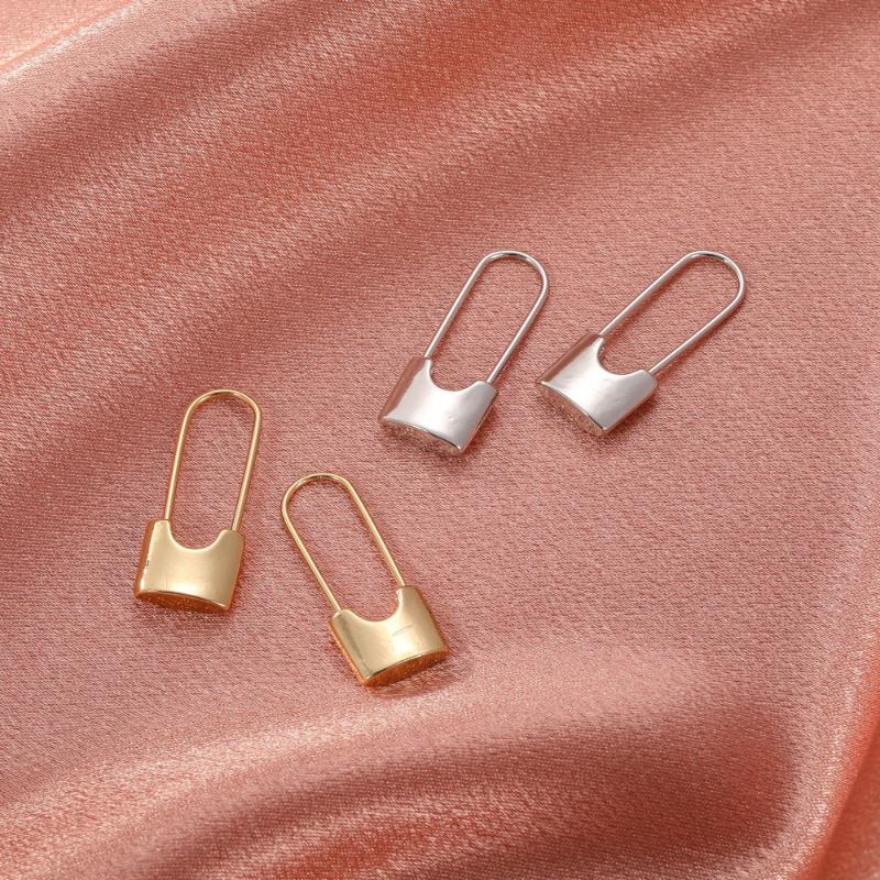Hoop & Huggie European Fashion Lock Earrings Long Earring Gold Color Small Loop For Women Rock Party Jewelry Brinco 2021
Hoop & Huggie European Fashion Lock Earrings Long Earring Gold Color Small Loop For Women Rock Party Jewelry Brinco 2021