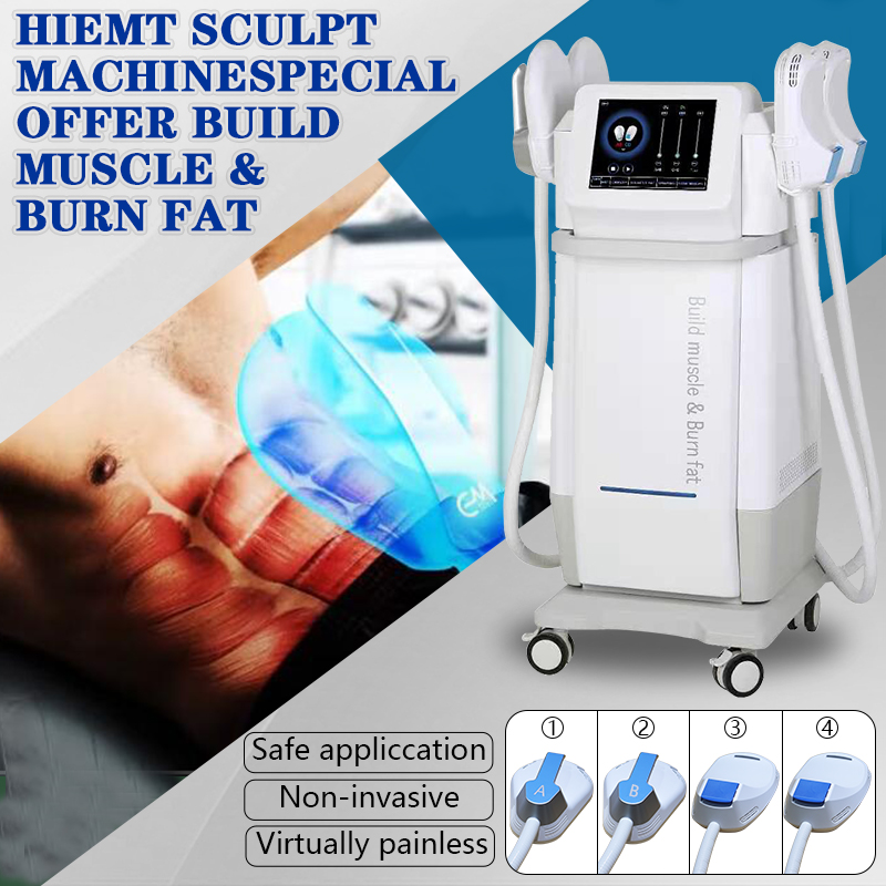 2021 hiemt RF fat burning shaping beauty equipment 2 / 4 or 5 handles EMS Muscle Stimulator electromagnetic EMslim HI-EMT machine free logo 
2021 hiemt RF fat burning shaping beauty equipment 2 / 4 or 5 handles EMS Muscle Stimulator electromagnetic EMslim HI-EMT machine free logo