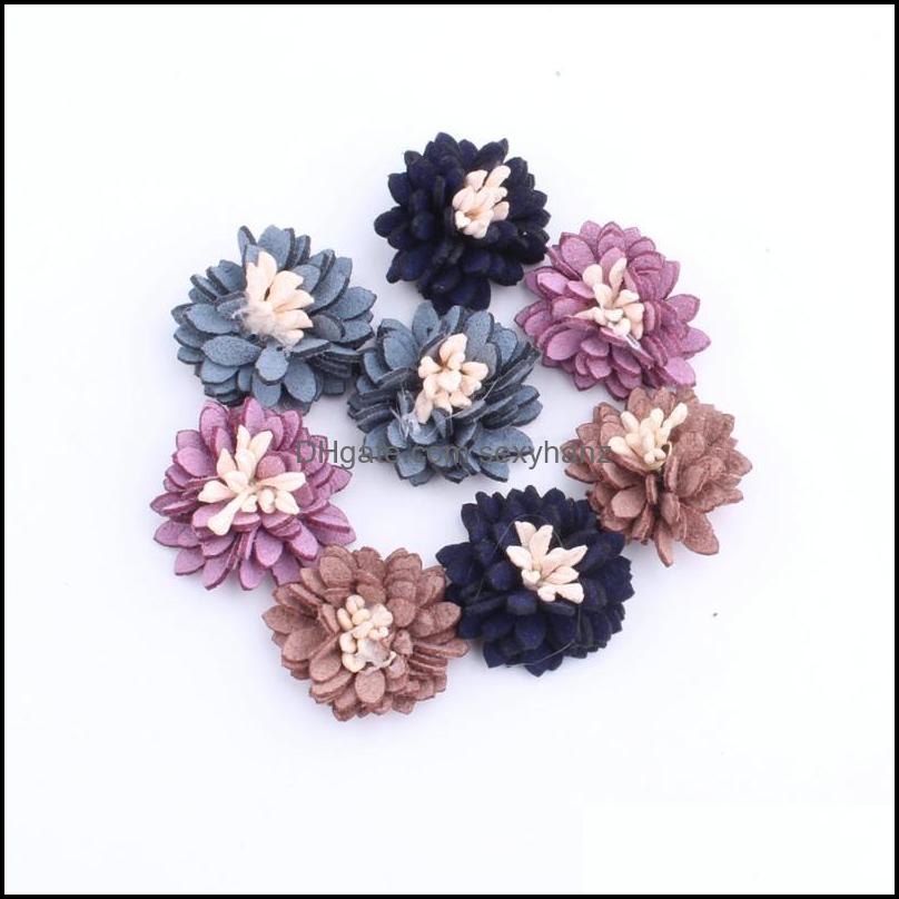 Hair Clips & Barrettes 40Pcs 25Mm Handmade Suede Cord Flowers Button Patch Sticker Craft Fit Girls Jewelry Elastic Headband Shoes Drop Deliv
Hair Clips & Barrettes 40Pcs 25Mm Handmade Suede Cord Flowers Button Patch Sticker Craft Fit Girls Jewelry Elastic Headband Shoes Drop Deliv