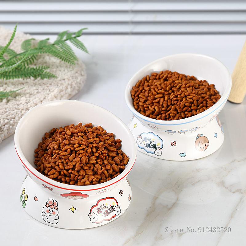 Cat Bowls & Feeders Ceramic Cartoon Dog Bowl Oblique Mouth High Foot Protection Cervical Spine Food Pet Supplies Novelty
Cat Bowls & Feeders Ceramic Cartoon Dog Bowl Oblique Mouth High Foot Protection Cervical Spine Food Pet Supplies Novelty