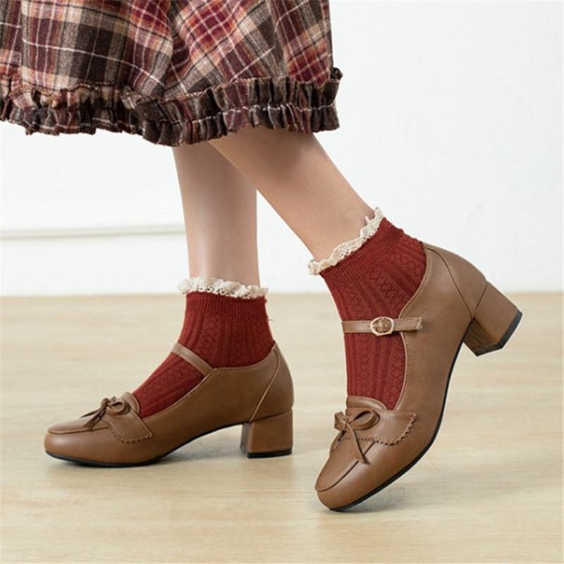 Dress Shoes PXELENA 2022 Spring Autumn Med Heels Women Bow Knot Round Toe Office Lady Retro Work Mary Janes Pumps Plus Size 34-43, Beige
Dress Shoes PXELENA 2022 Spring Autumn Med Heels Women Bow Knot Round Toe Office Lady Retro Work Mary Janes Pumps Plus Size 34-43, Beige