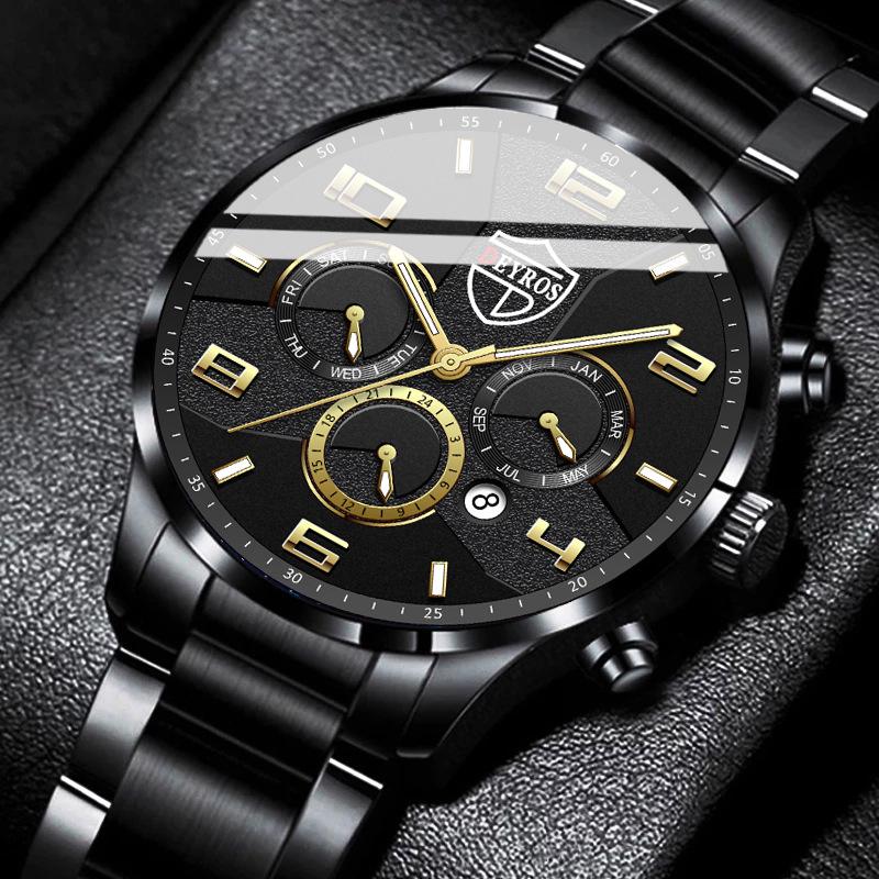 Wristwatches Top Brand Men's Watch Luxury Calendar Stainless Steel Quartz Wristwatch For Man Fashion Luminous Male Clock Relogio Masculino, Brown
Wristwatches Top Brand Men's Watch Luxury Calendar Stainless Steel Quartz Wristwatch For Man Fashion Luminous Male Clock Relogio Masculino, Brown