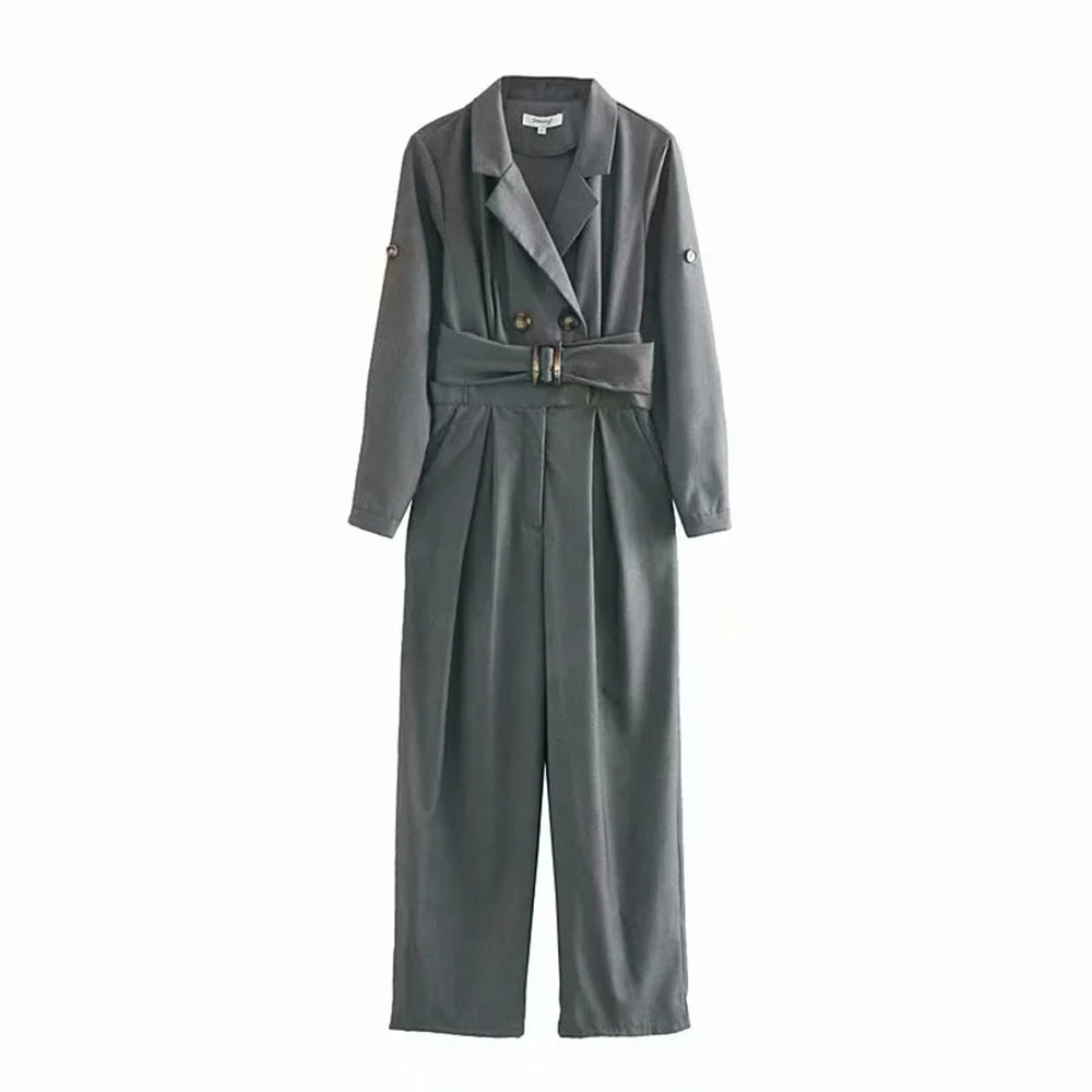 BBWN Women Elegant V Neck Elastic cuffs Long Sleeve Belt Playsuits Belt Decorate High waist pockets Chic Rompers female Jumpsuit 210520, As picture
BBWN Women Elegant V Neck Elastic cuffs Long Sleeve Belt Playsuits Belt Decorate High waist pockets Chic Rompers female Jumpsuit 210520, As picture