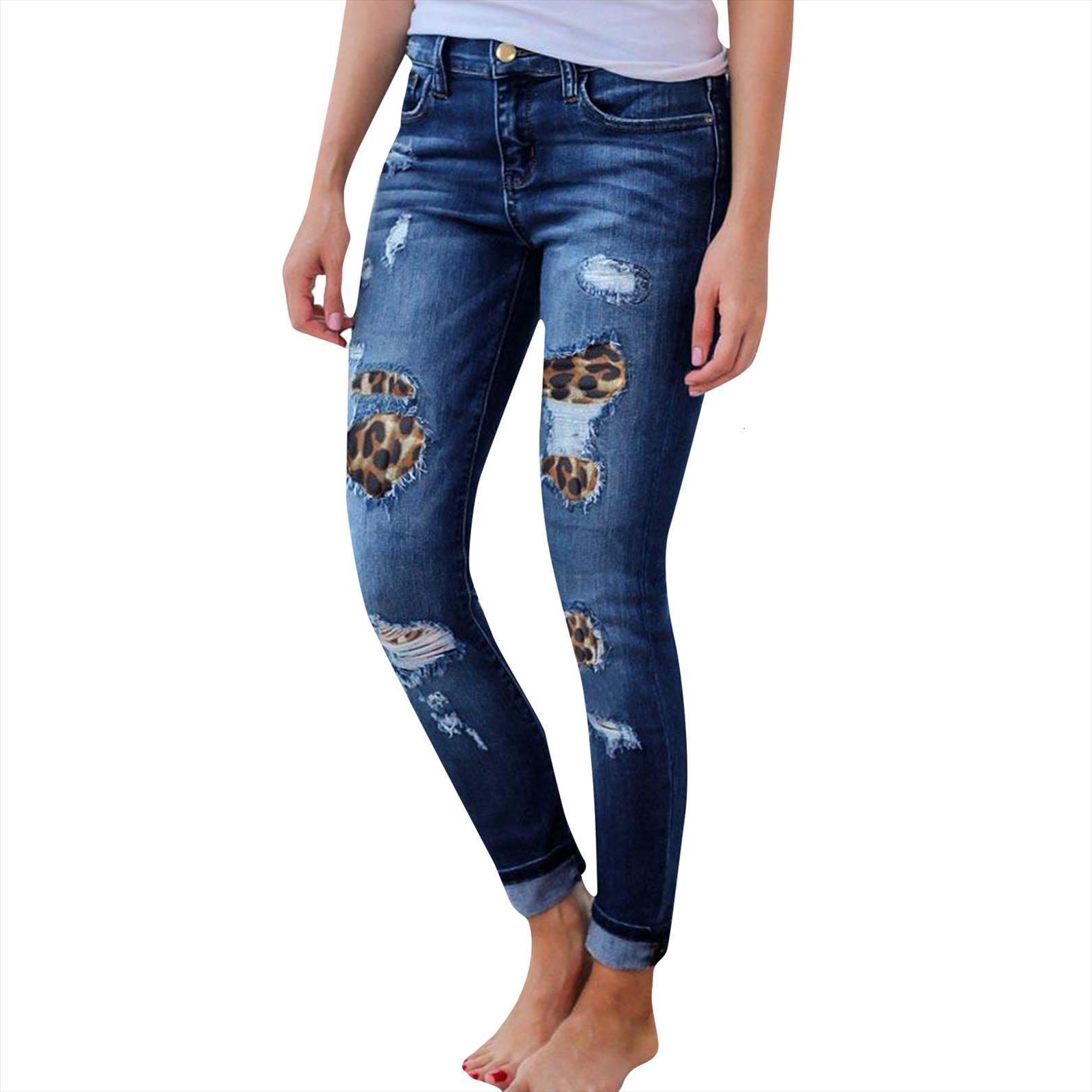 leopard patchwork distressed denim womens jean pants arrived skinny ripped mid waist slim fit l female, Blue
leopard patchwork distressed denim womens jean pants arrived skinny ripped mid waist slim fit l female, Blue