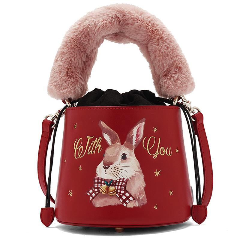 Evening Bags Women Leather Purse Fur Handbags Girl Shoulder Cross Body Messenger Bag Female Totes Cartoon Ears
Evening Bags Women Leather Purse Fur Handbags Girl Shoulder Cross Body Messenger Bag Female Totes Cartoon Ears