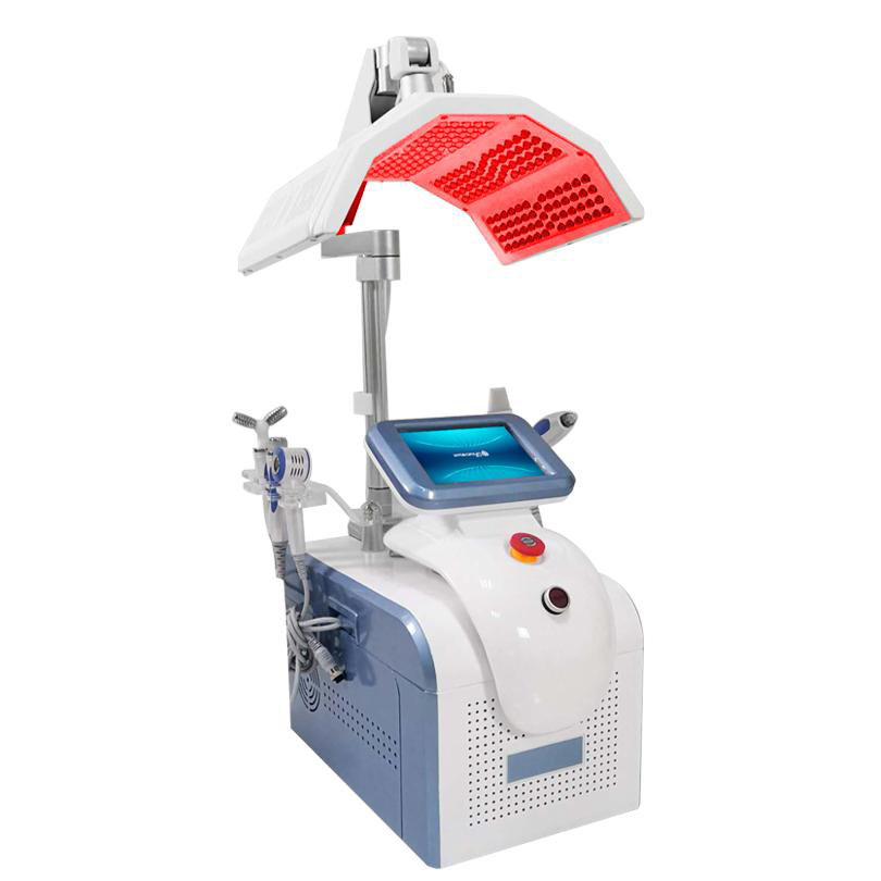 2022 LED Skin Rejuvenation 6in1 Multifunctional beauty machine cold hammer skin scrubber pdt facial light for beautys salon