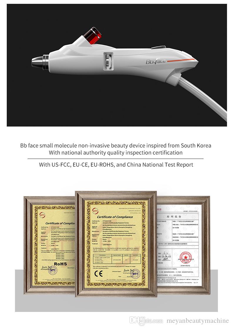 Non invasive mesogun technology ultrasound micro particle Machine No-Needle Mesotherapy Device