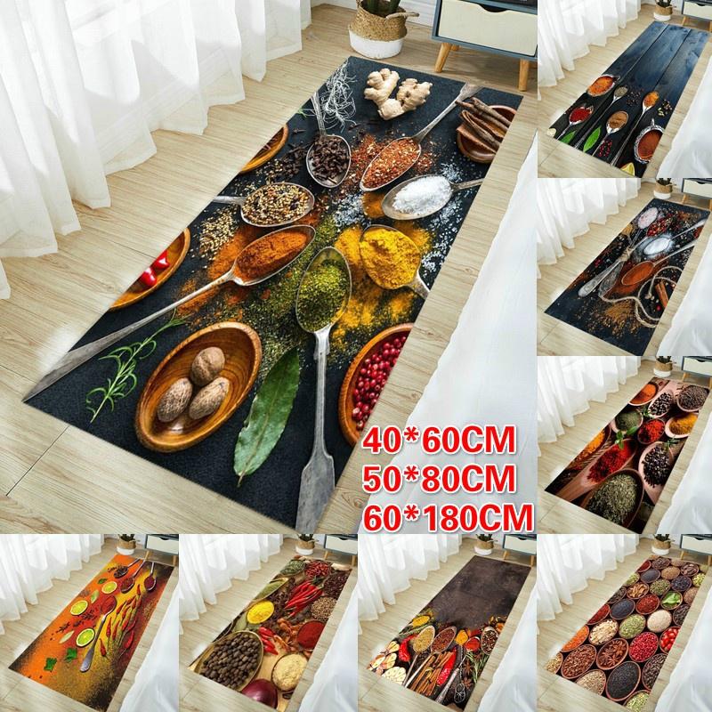 Carpets Cooking Herbs Spices Kitchen Rugs Mat Bath Rug Floor Door Mats Non Slip Doormat Runner Carpet Home Decor, 03
Carpets Cooking Herbs Spices Kitchen Rugs Mat Bath Rug Floor Door Mats Non Slip Doormat Runner Carpet Home Decor, 03