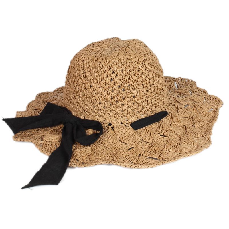 Wide Brim Hats Sunscreen Beach Straw Panama Fashion Foldable Summer Hand-woven Breathable Travel Lady For Women Spring Autumn Paper, Beige
Wide Brim Hats Sunscreen Beach Straw Panama Fashion Foldable Summer Hand-woven Breathable Travel Lady For Women Spring Autumn Paper, Beige