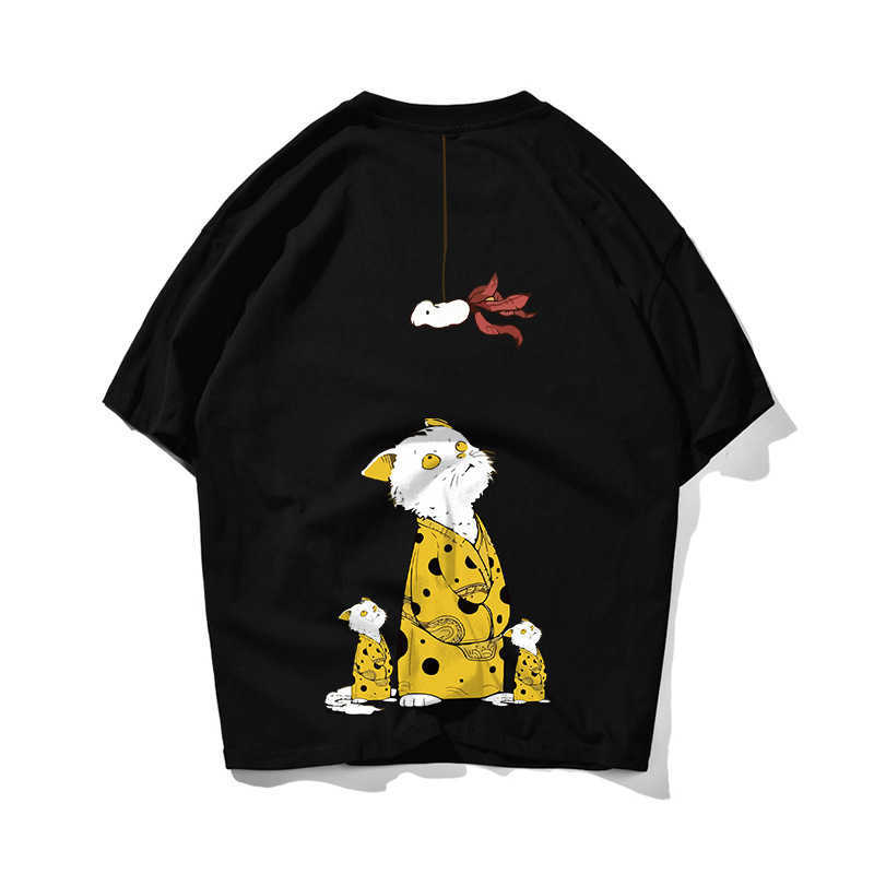 Hand Painted Buddhism White Cat Hip Hop Oversize T Shirt Men Streetwear Tshirt Short Sleeve Cotton Loose HipHop T-Shirt 210603, Light blue
Hand Painted Buddhism White Cat Hip Hop Oversize T Shirt Men Streetwear Tshirt Short Sleeve Cotton Loose HipHop T-Shirt 210603, Light blue