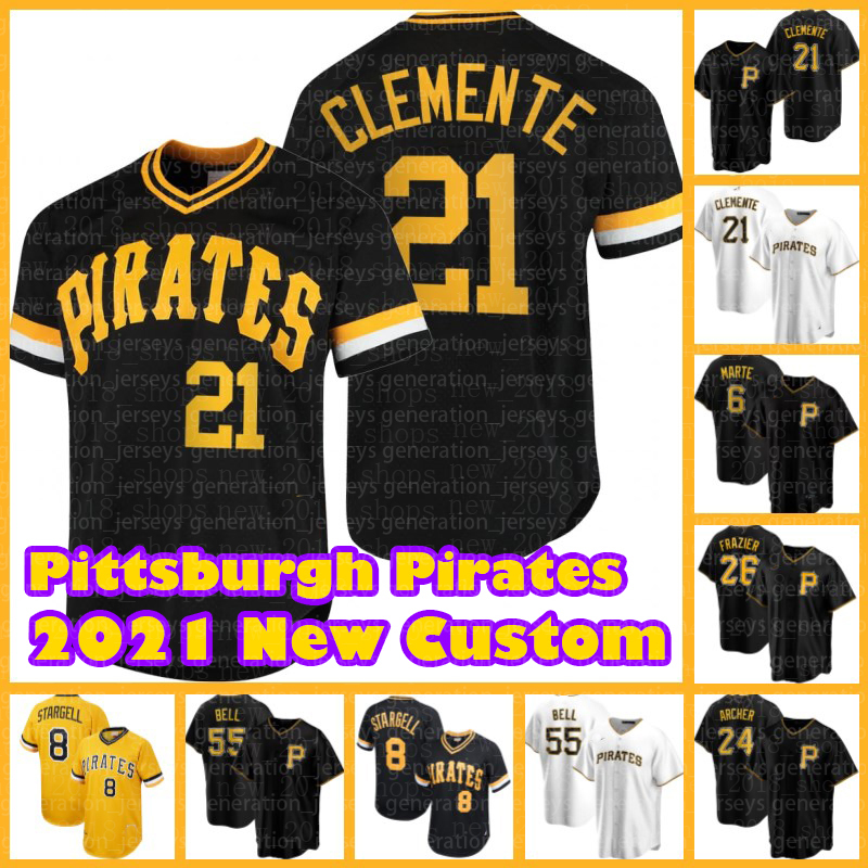 Pittsburgh Men Pirates Jerseys 21 Roberto Clemente 26 Adam Frazier 19 Colin Moran 10 Bryan Reynolds 23 Mitch Keller Ke'Bryan 48 Richard, Blue;black
Pittsburgh Men Pirates Jerseys 21 Roberto Clemente 26 Adam Frazier 19 Colin Moran 10 Bryan Reynolds 23 Mitch Keller Ke'Bryan 48 Richard, Blue;black
