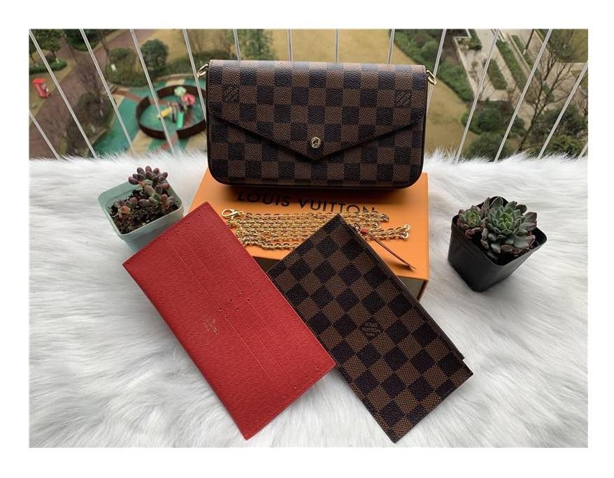 LV LOUIS Fashion women Shoulder VITTON Bags High quality Chain bags Size 21/11/2 cm Model 61276 with box dust bag
LV LOUIS Fashion women Shoulder VITTON Bags High quality Chain bags Size 21/11/2 cm Model 61276 with box dust bag