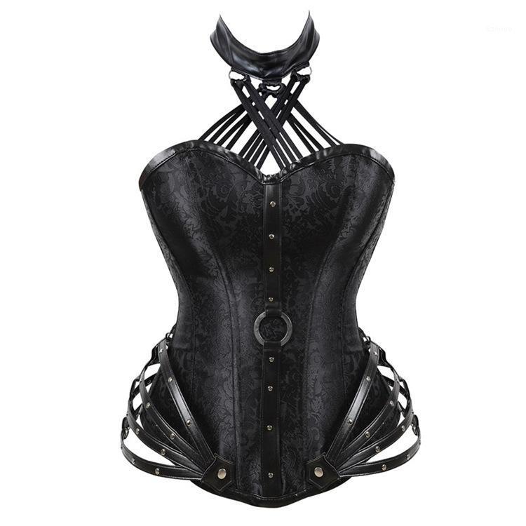 Bustiers & Corsets Sexy Women Steampunk Corset 11 Steel Bones Lace Up Gothic Clothing Faux Leather Halter Fancy Bodice Clubwear, Black
Bustiers & Corsets Sexy Women Steampunk Corset 11 Steel Bones Lace Up Gothic Clothing Faux Leather Halter Fancy Bodice Clubwear, Black