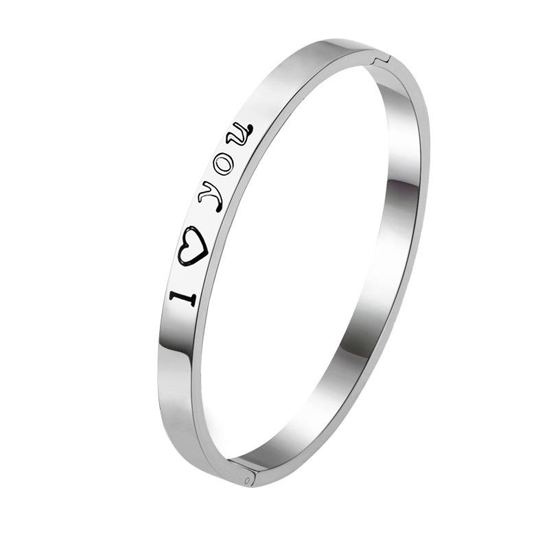 Bangle Simple Bracelets For Women Men Fashion Couple Cuff Shiny Jewelry Vintage Silver Color Chains Korea 2022 Trendy Pulsera
Bangle Simple Bracelets For Women Men Fashion Couple Cuff Shiny Jewelry Vintage Silver Color Chains Korea 2022 Trendy Pulsera