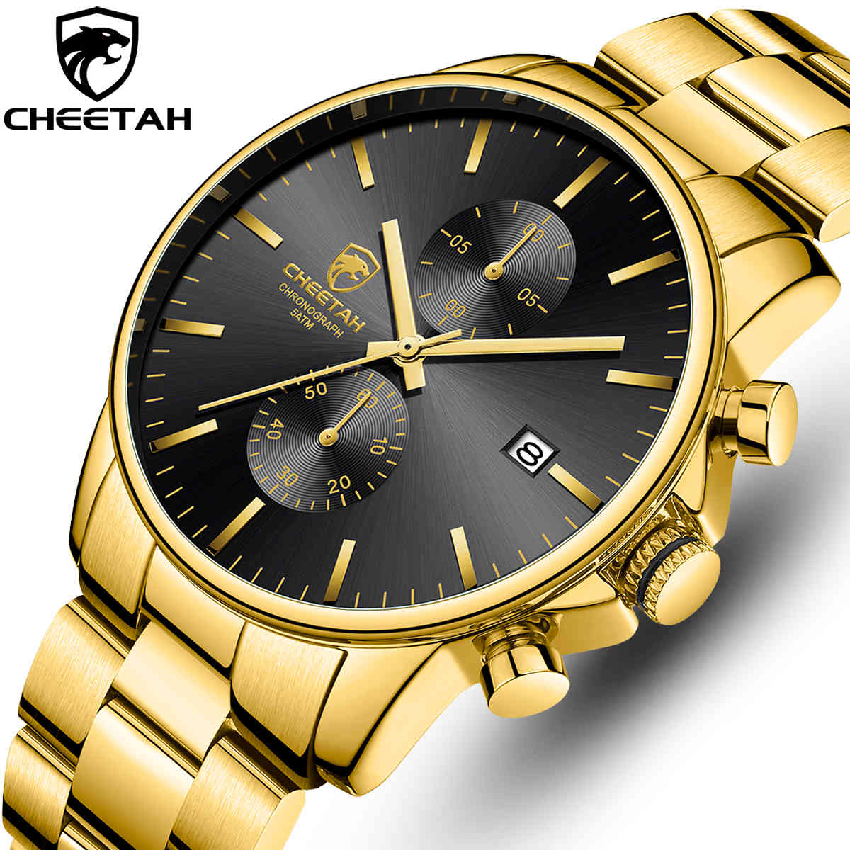 CHEETAH Fashion Mens Watches with Stainless Steel Top Brand Luxury Sport Chronograph Quartz Watch Men Relogio Masculino 210517, Silver white
CHEETAH Fashion Mens Watches with Stainless Steel Top Brand Luxury Sport Chronograph Quartz Watch Men Relogio Masculino 210517, Silver white