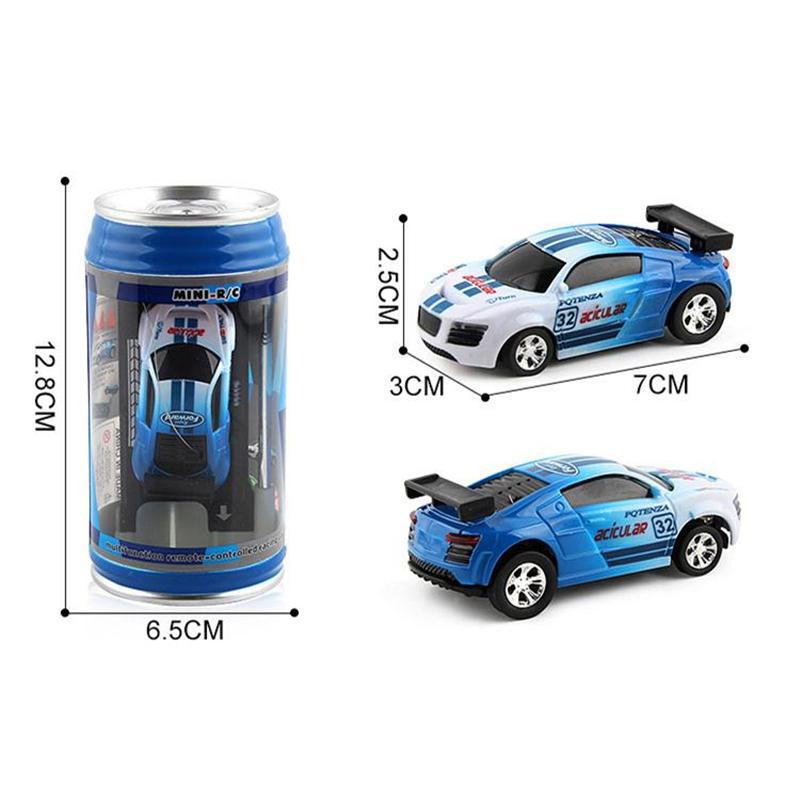 Free shipping Creative Coke Can Mini Car RC Collection Radio Controlled Cars hines On The Remote Control Toys For Boys Kids Gift