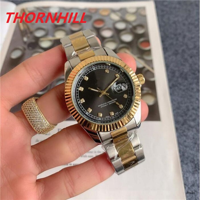 Christmas gifts quality mens watches three pins automatic quartz movement stainless steel wristwatch men's famous watch, As pic
Christmas gifts quality mens watches three pins automatic quartz movement stainless steel wristwatch men's famous watch, As pic