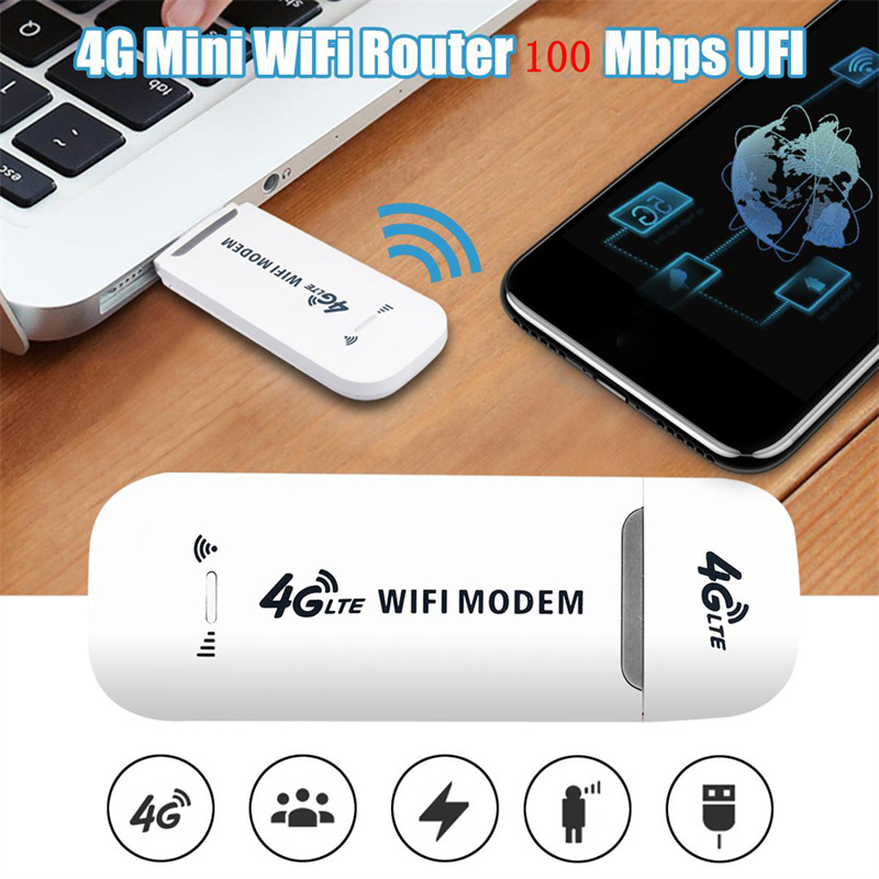 Portable 4G USB Modem Wi-Fi LTE Router Wifi Hotspot Routers With Sim Card Slot For Laptop Macbook Notebook Computers