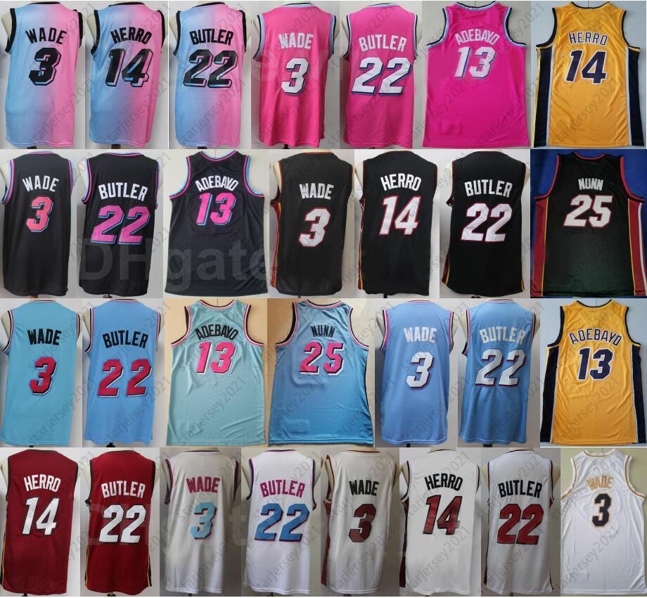 Men Basketball Tyler Herro Jersey 14 Jimmy Butler 22 Dwyane Wade 3 Bam Adebayo 13 Goran Dragic 7 Kendrick Nunn 25 Team Stitched, Black;red
Men Basketball Tyler Herro Jersey 14 Jimmy Butler 22 Dwyane Wade 3 Bam Adebayo 13 Goran Dragic 7 Kendrick Nunn 25 Team Stitched, Black;red