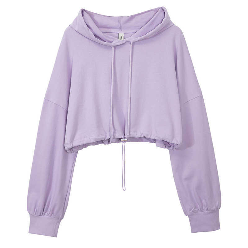 ly Cotton Women Sweatshirt Hoodie Casual Long Sleeve Drawstring Nipped Waists Thin Cropped Sweatshirt M30419 210526
ly Cotton Women Sweatshirt Hoodie Casual Long Sleeve Drawstring Nipped Waists Thin Cropped Sweatshirt M30419 210526