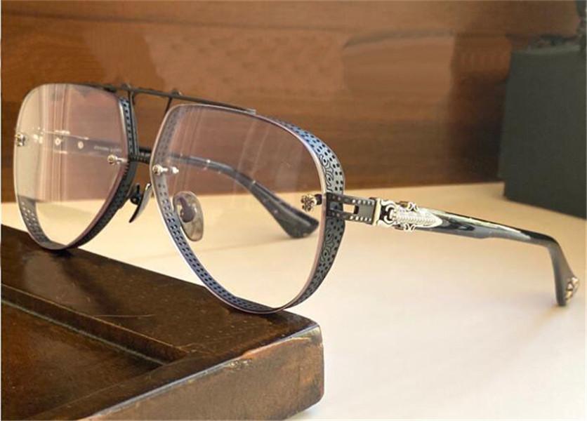 New popular retro men optical glasses POSTYANK II classic style hollow pattern wind shield design pilot frame HD lens top quality